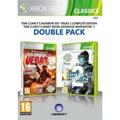 Комплект игр Tom Clancys Rainbow Six Vegas 2 + Ghost Recon Advanced Warfighter 2 [Xbox 360, английская версия]
